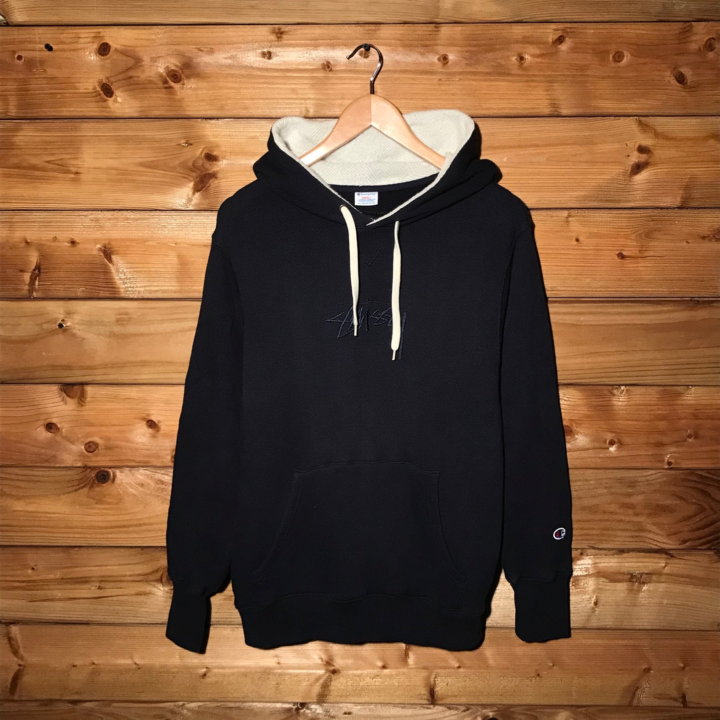 Stüssy x Champion Tonal Script hoodie