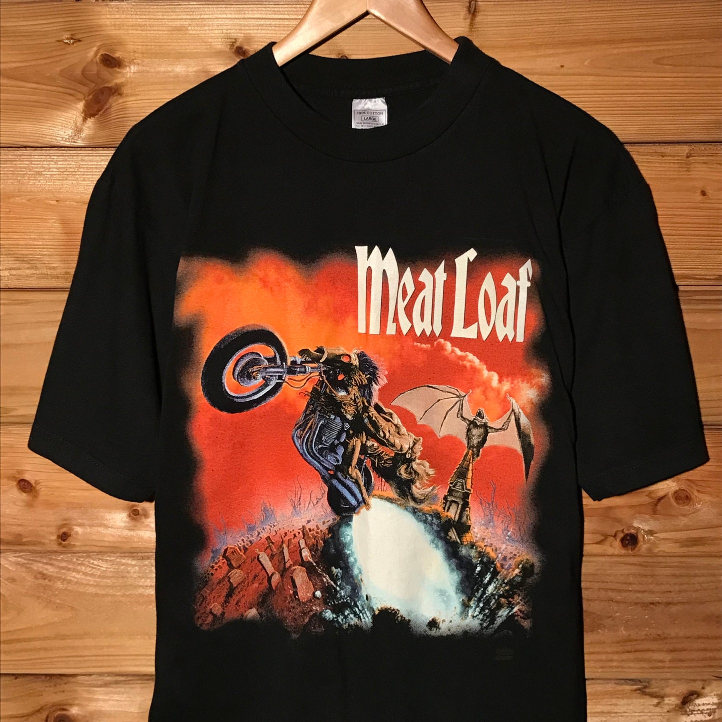 1993 Meat Loaf Bat Out Of Hell World Tour t shirt