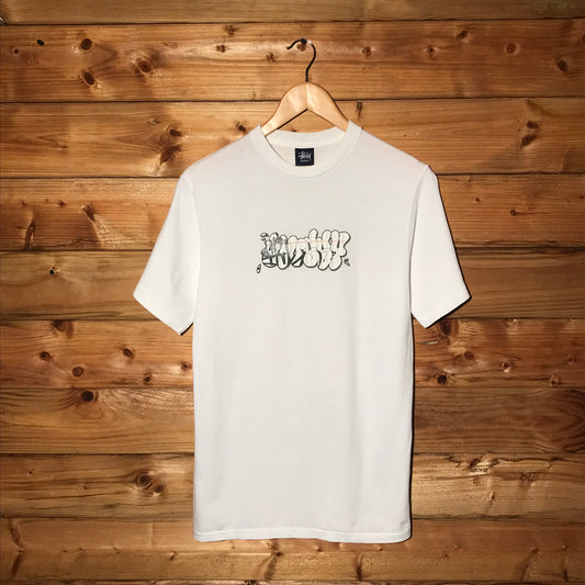 Stüssy Sketch Bubble Centre Spellout t shirt