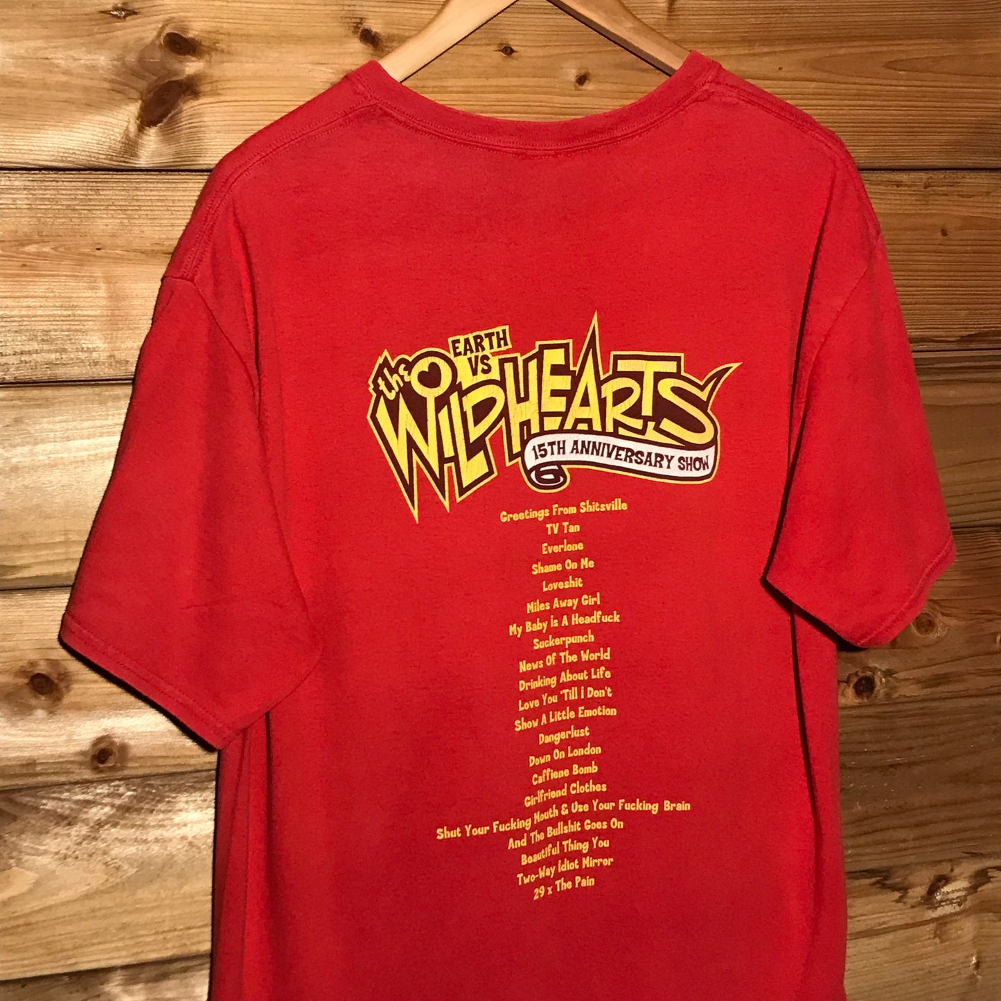 2008 The Wildhearts 15th Anniversary Show Concert t shirt