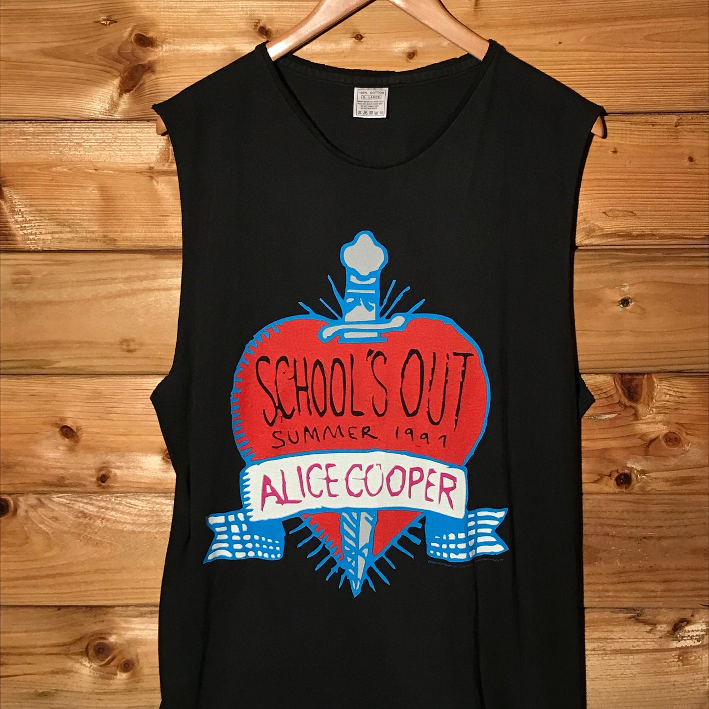 1997 Alice Cooper School's Out For Summer Europe Tour tank top t shirt