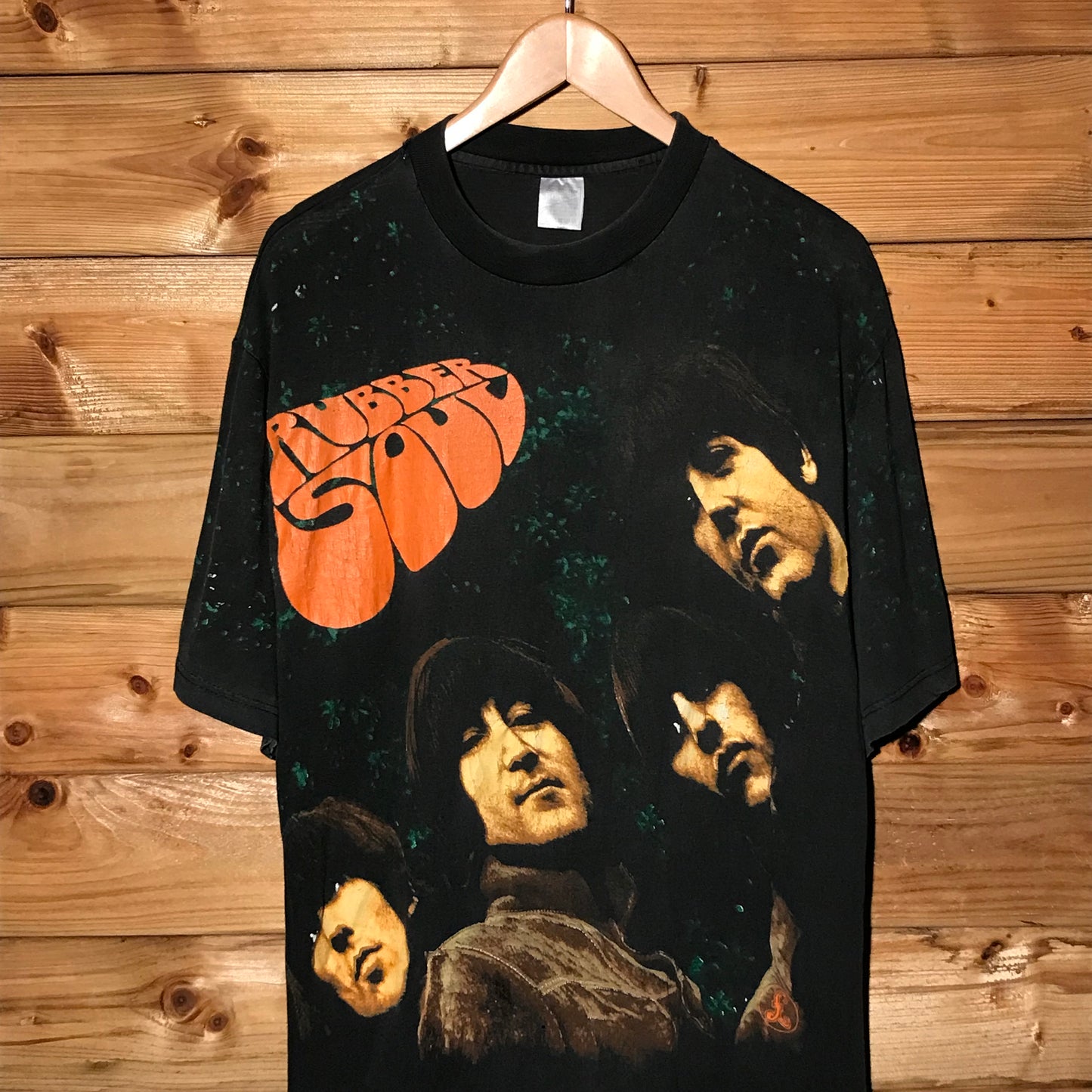 90s The Beatles Rubber Soul Album AOP t shirt