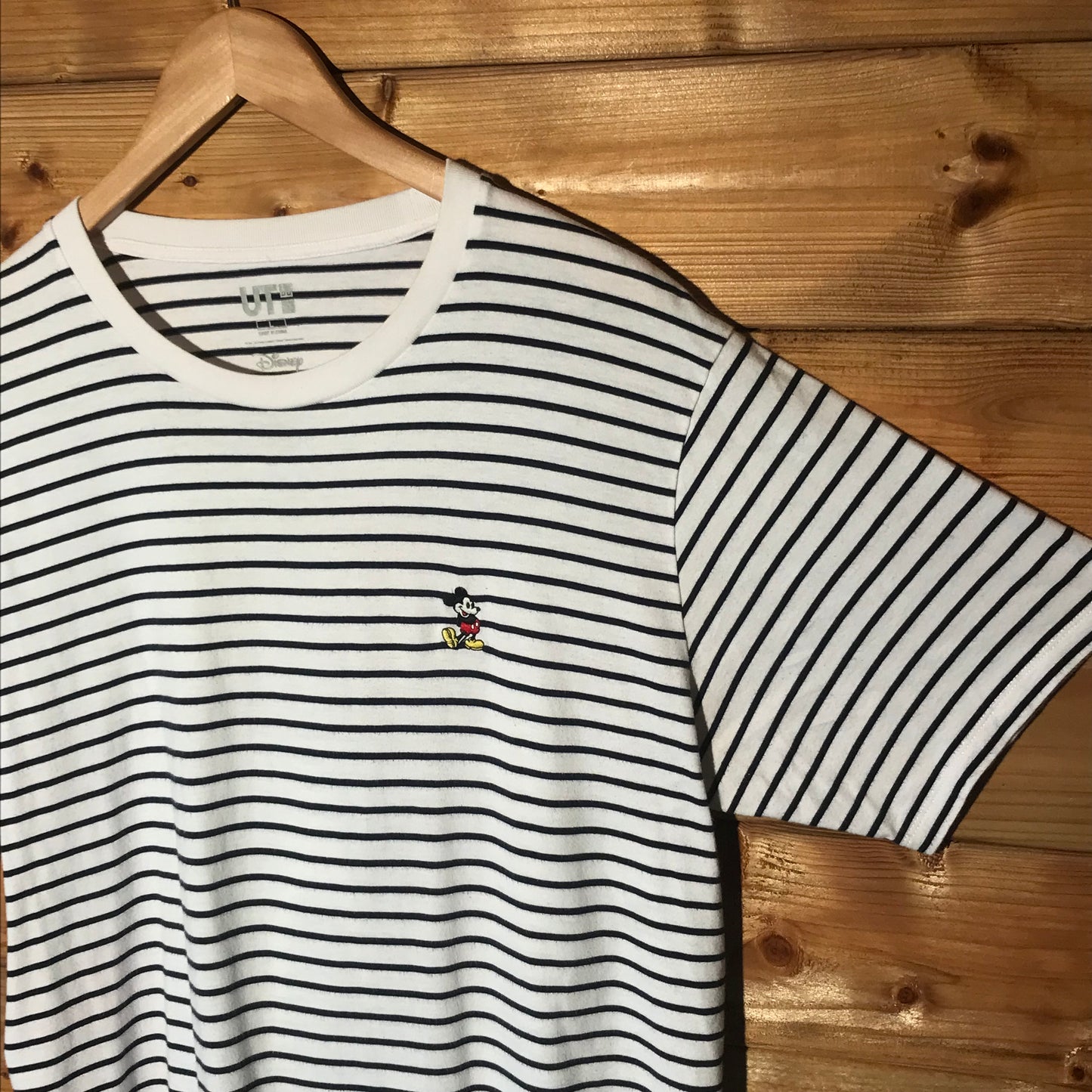 Uniqlo x Disney Mickey Mouse Striped t shirt