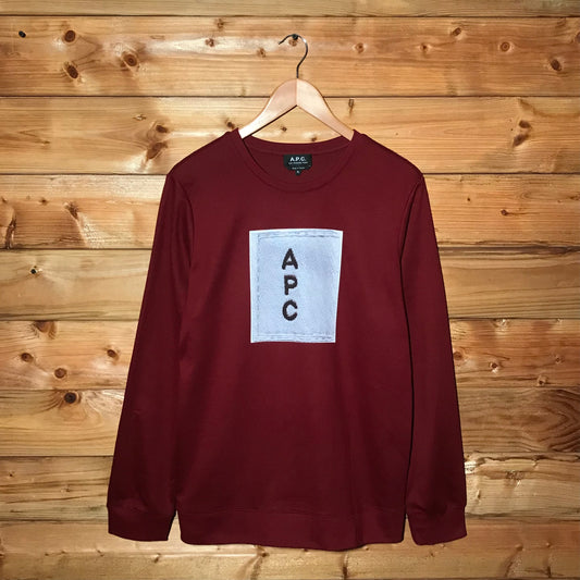 A.P.C. Spelldown Box Logo sweatshirt