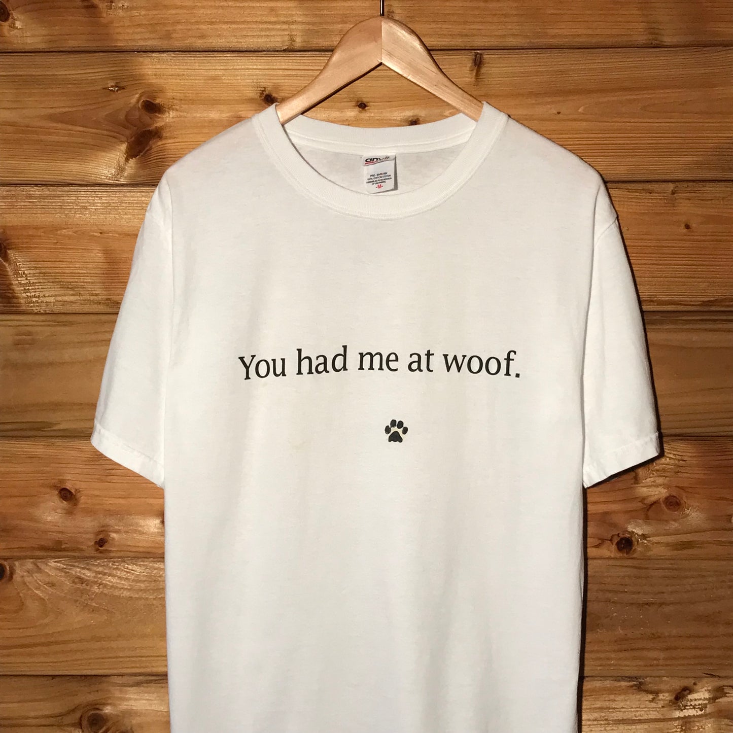 Planet Dog You had Me At Woof Spellout t shirt