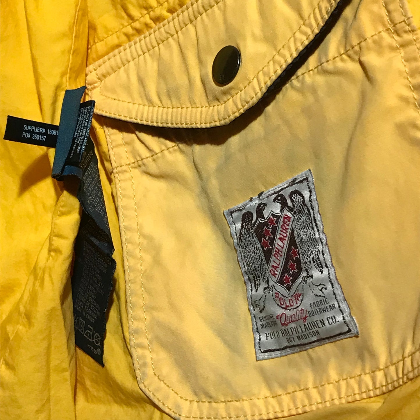 90s Polo Ralph Lauren Cortland Fireman Clasp jacket