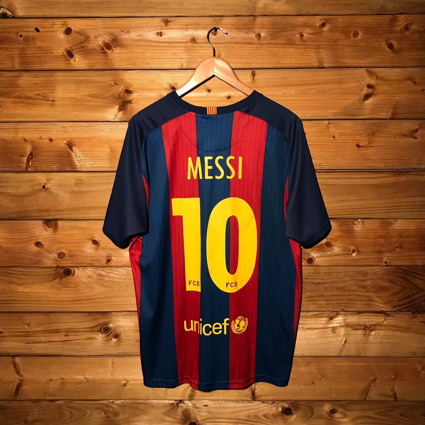 2016 FC Barcelona Messi Home t shirt