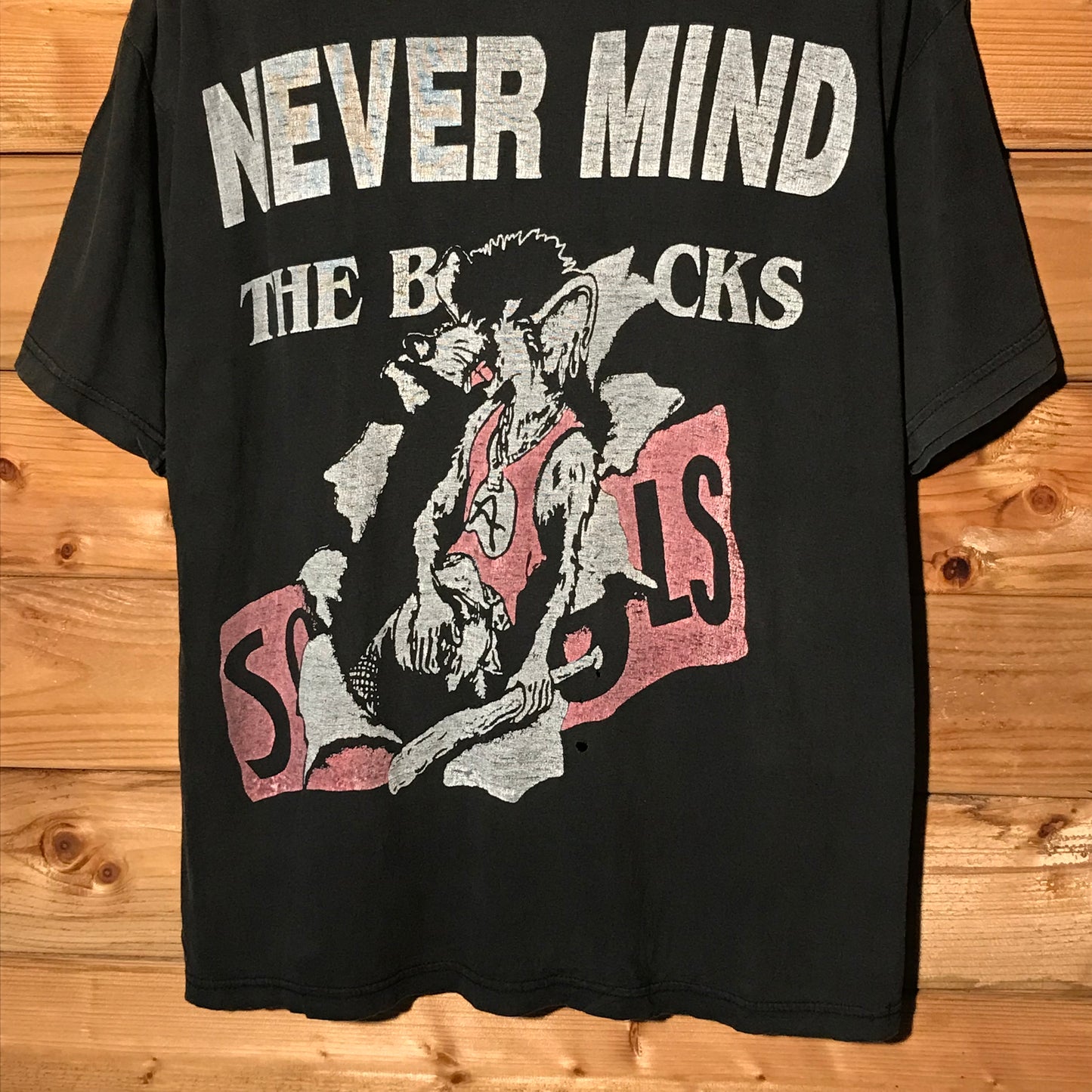 90s Sex Pistols Never Mind The Bollocks Rat t shirt