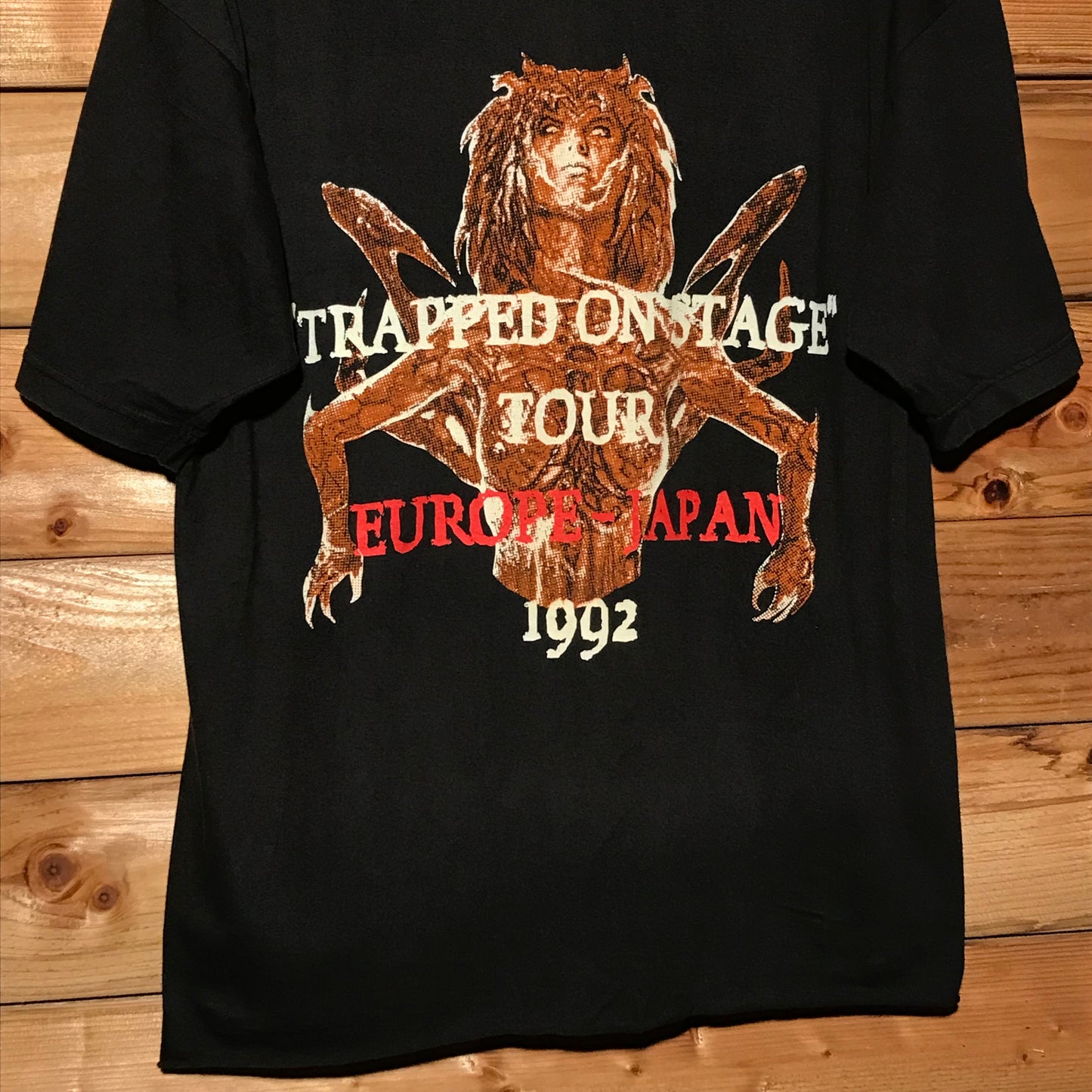 1992 Rage Trapped On Stage Tour t shirt