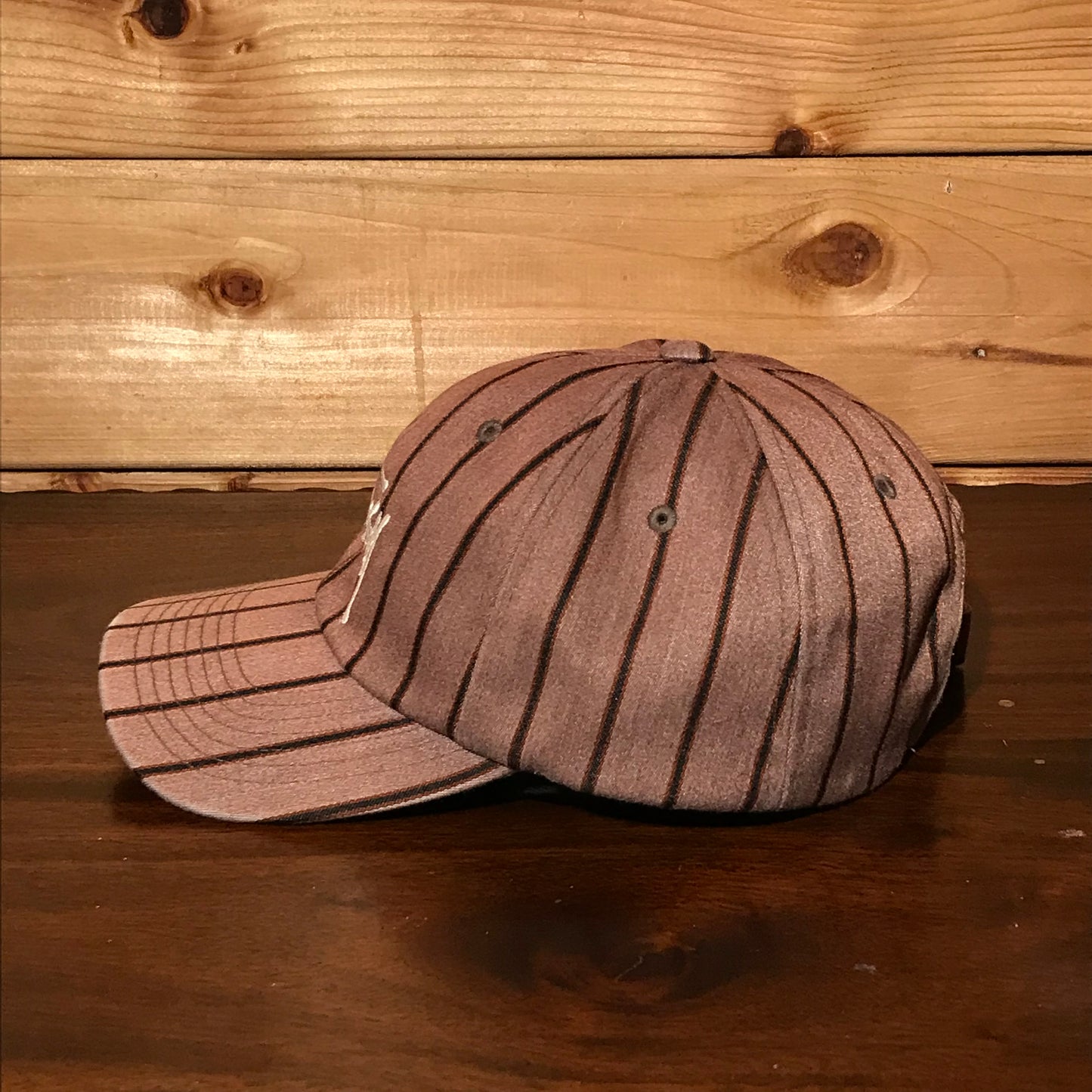 Stüssy Pinstripe Script Spellout cap