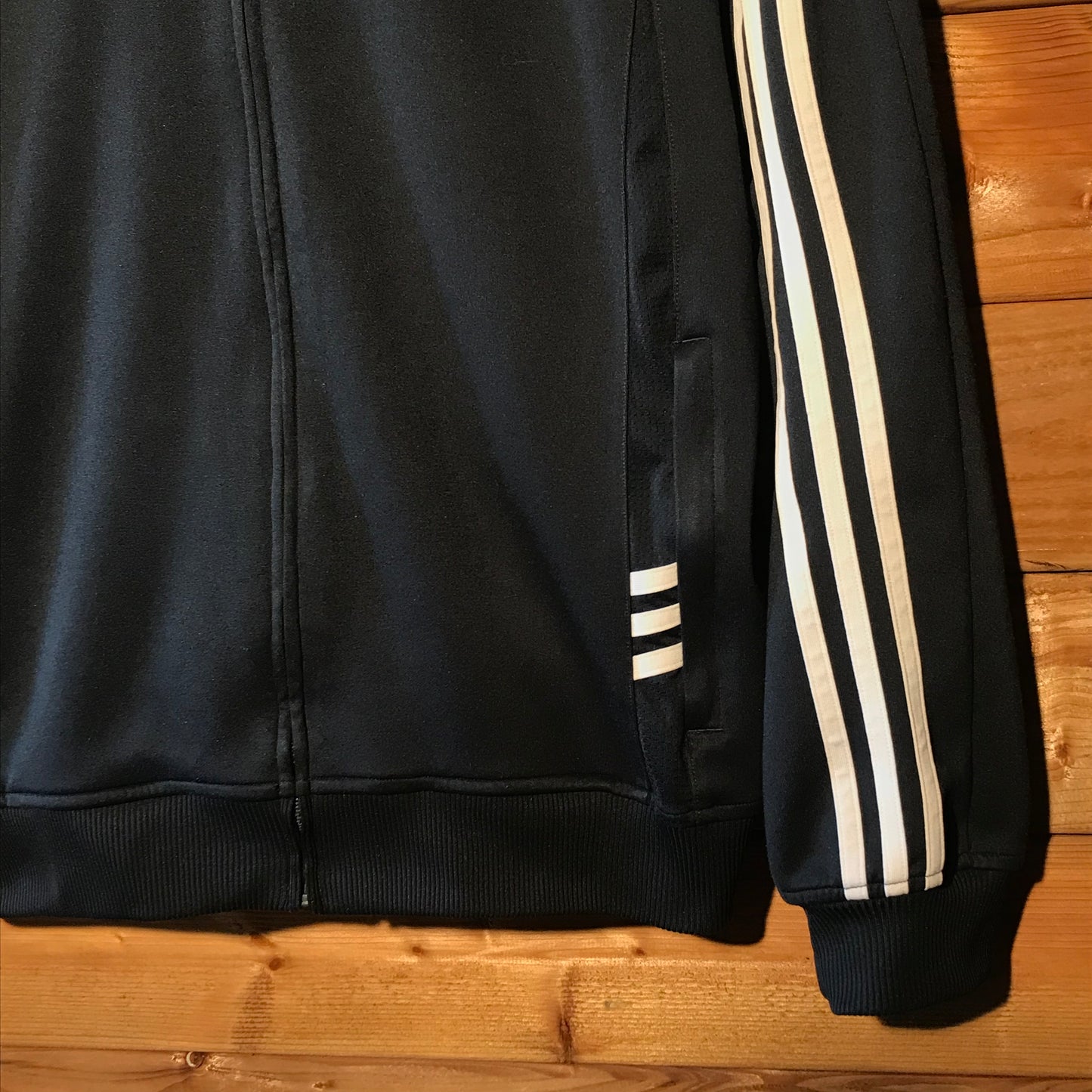 Adidas Piping Multi Striped zip up hoodie