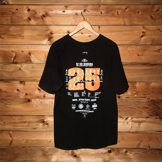 2010 Stüssy x DJ Ko Kimura 25th Anniversary Party t shirt