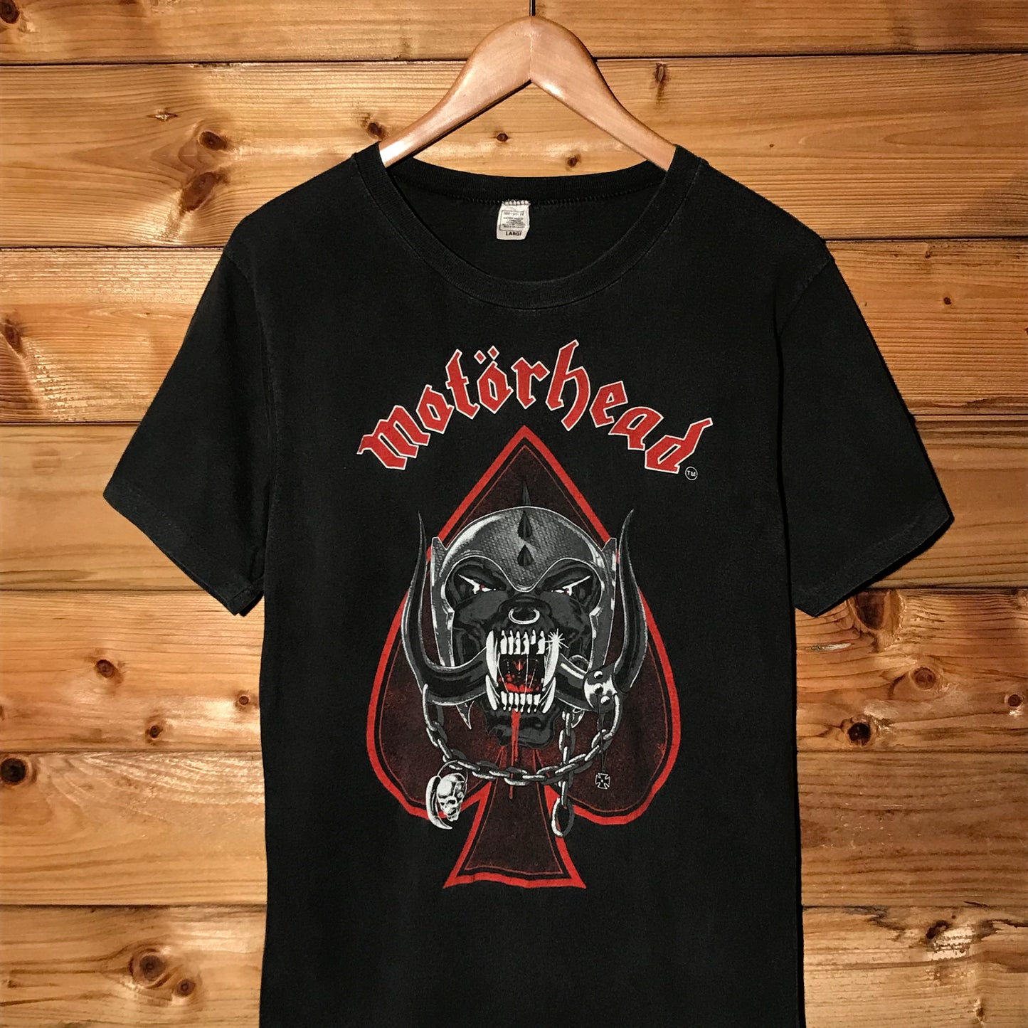 1986 Motörhead Orgasmatron World Tour t shirt