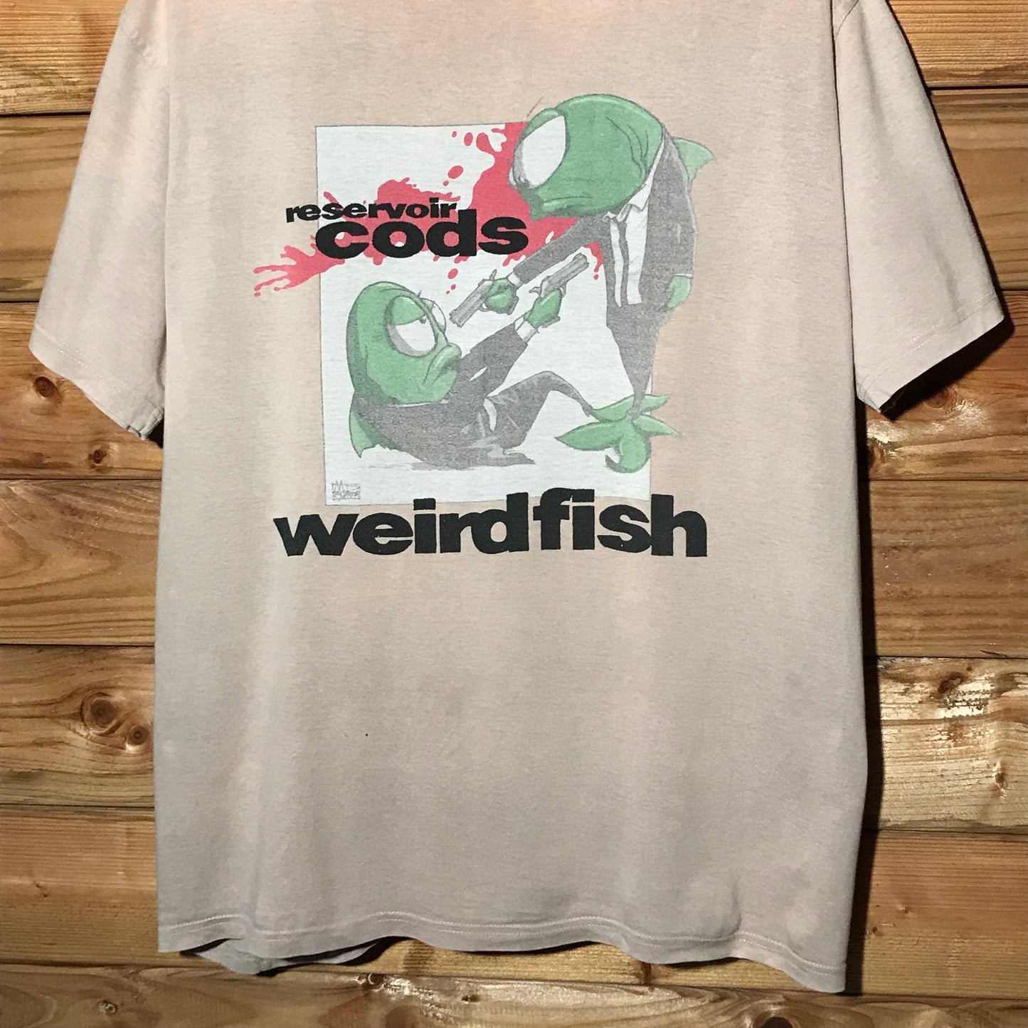 Weird Fish Reservoir Cods Movie Parody t shirt