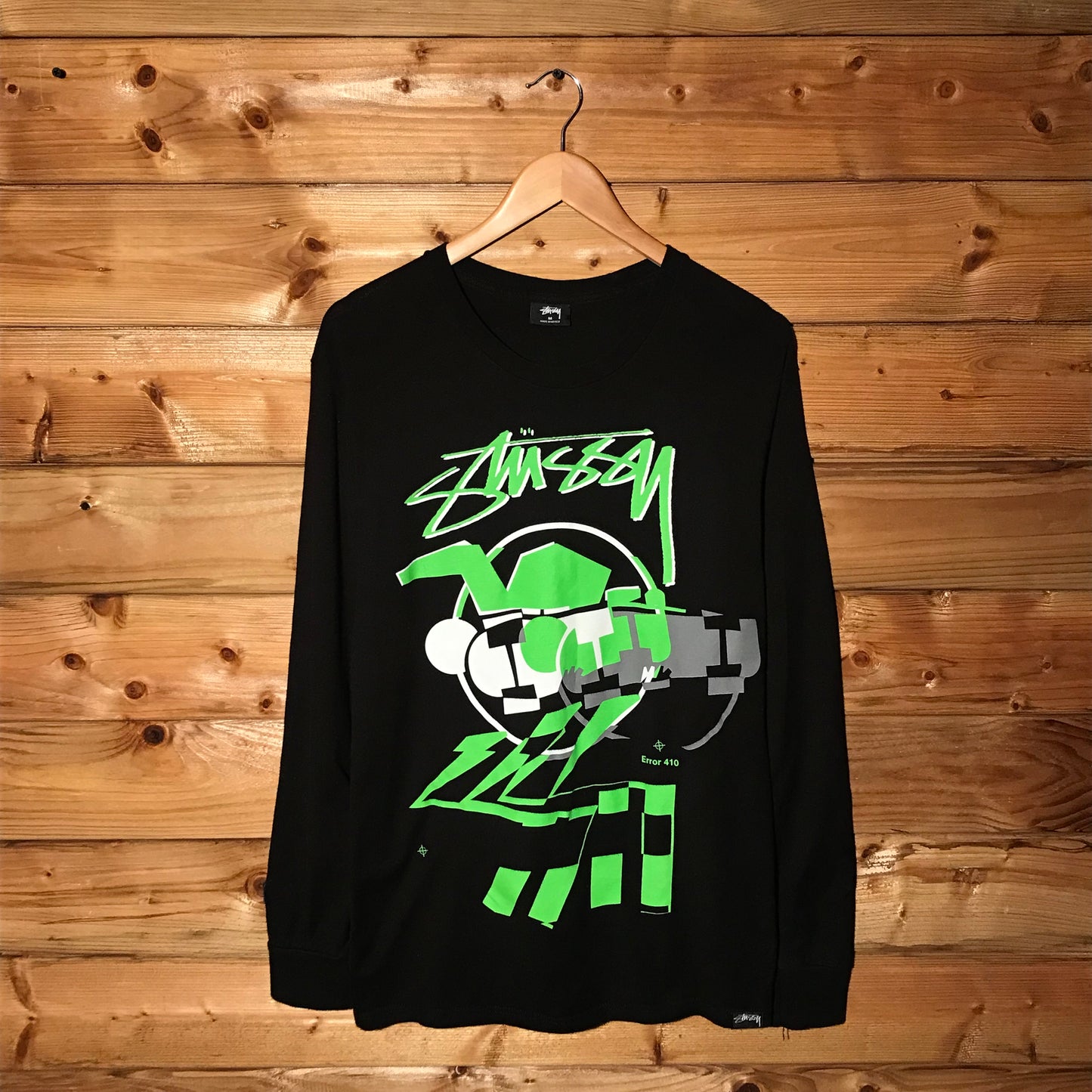 2017 Stüssy x FPAR Skateman Error 410 long sleeve t shirt