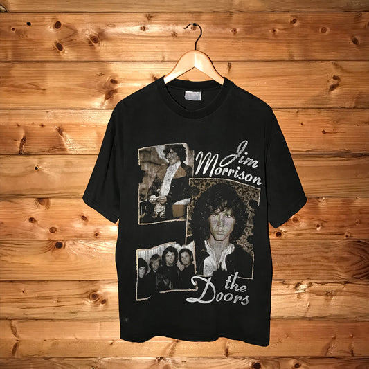 90s The Doors Jim Morrison Photo Collage t shirt