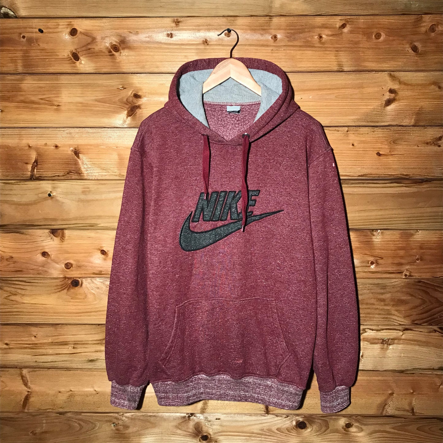 Nike Centre Swoosh and Spellout hoodie