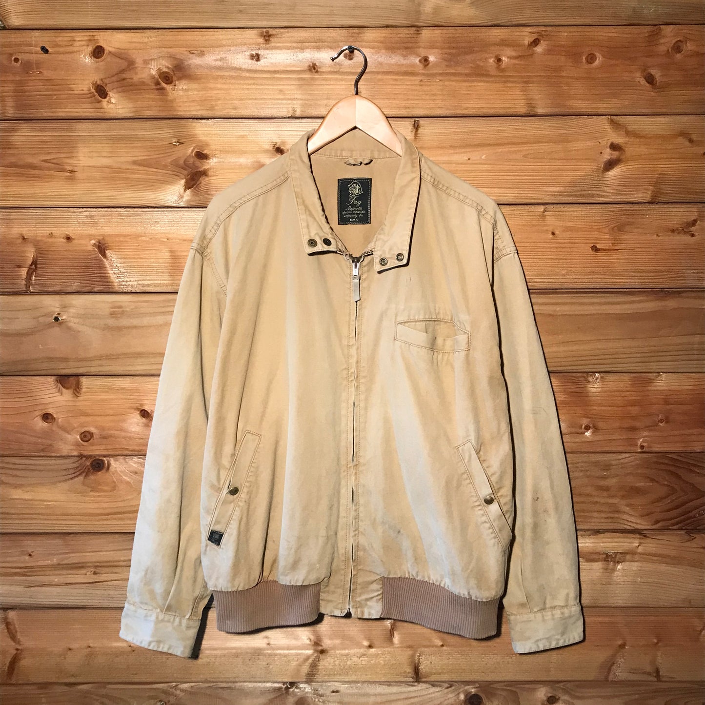 80s Fay EMA harrington bomber jacket