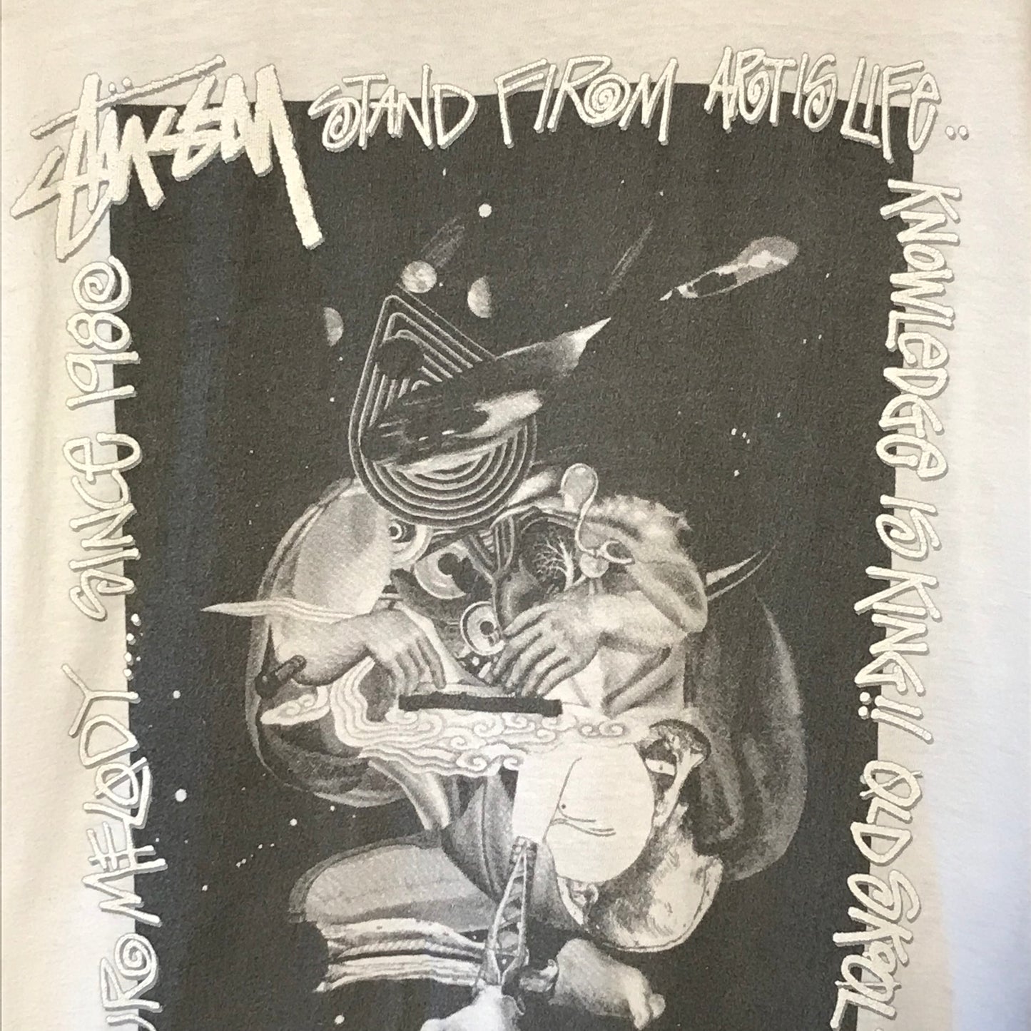 2012 Stüssy x Oil Works Sampler Of Garapagos t shirt