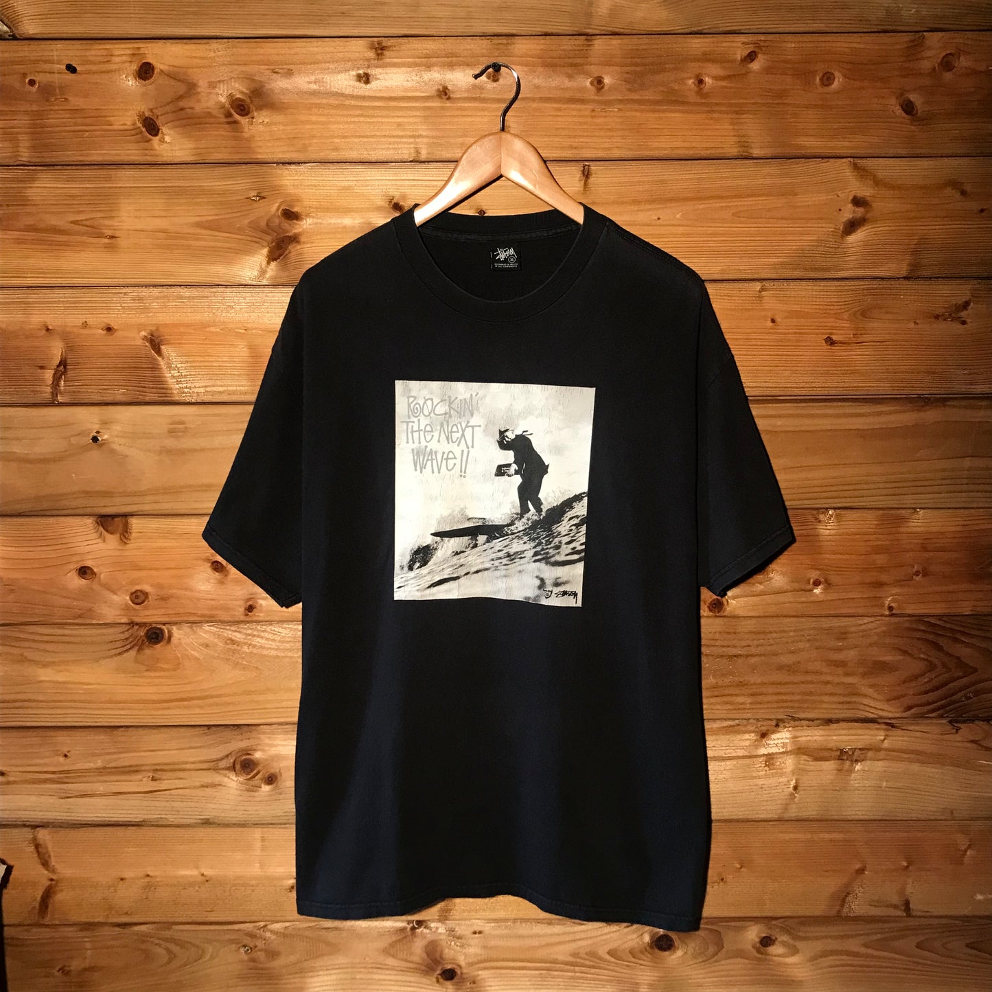 Stüssy x Imaginary Rockin The Next Wave t shirt