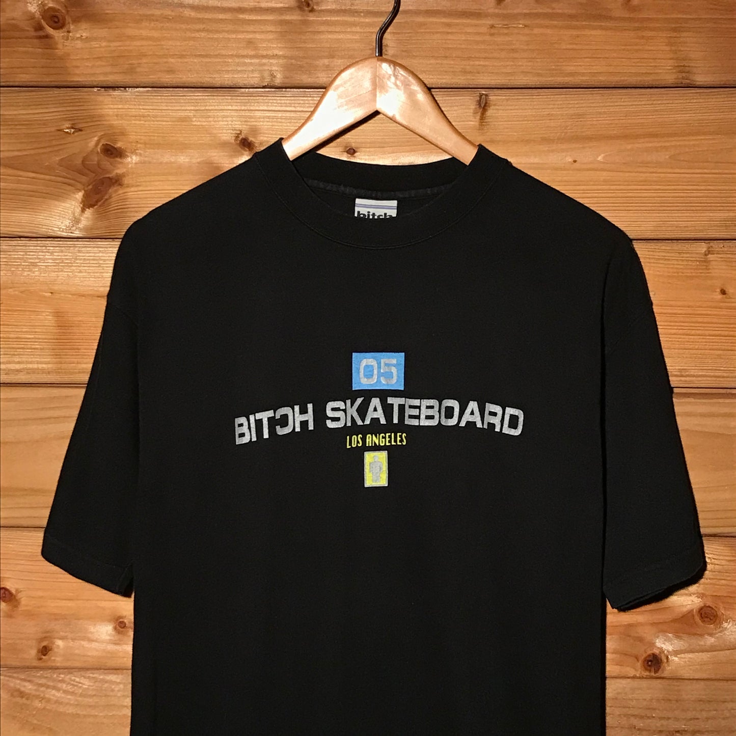 90s Bitch Skateboards 05 LA Spellout t shirt