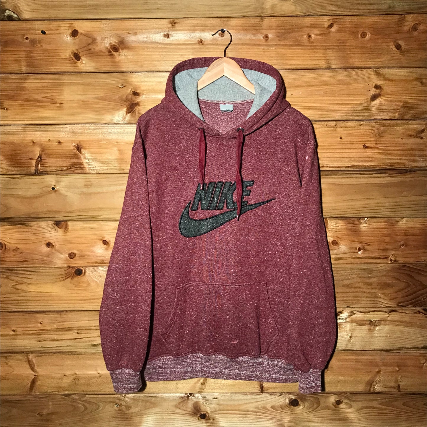 Nike Centre Swoosh and Spellout hoodie