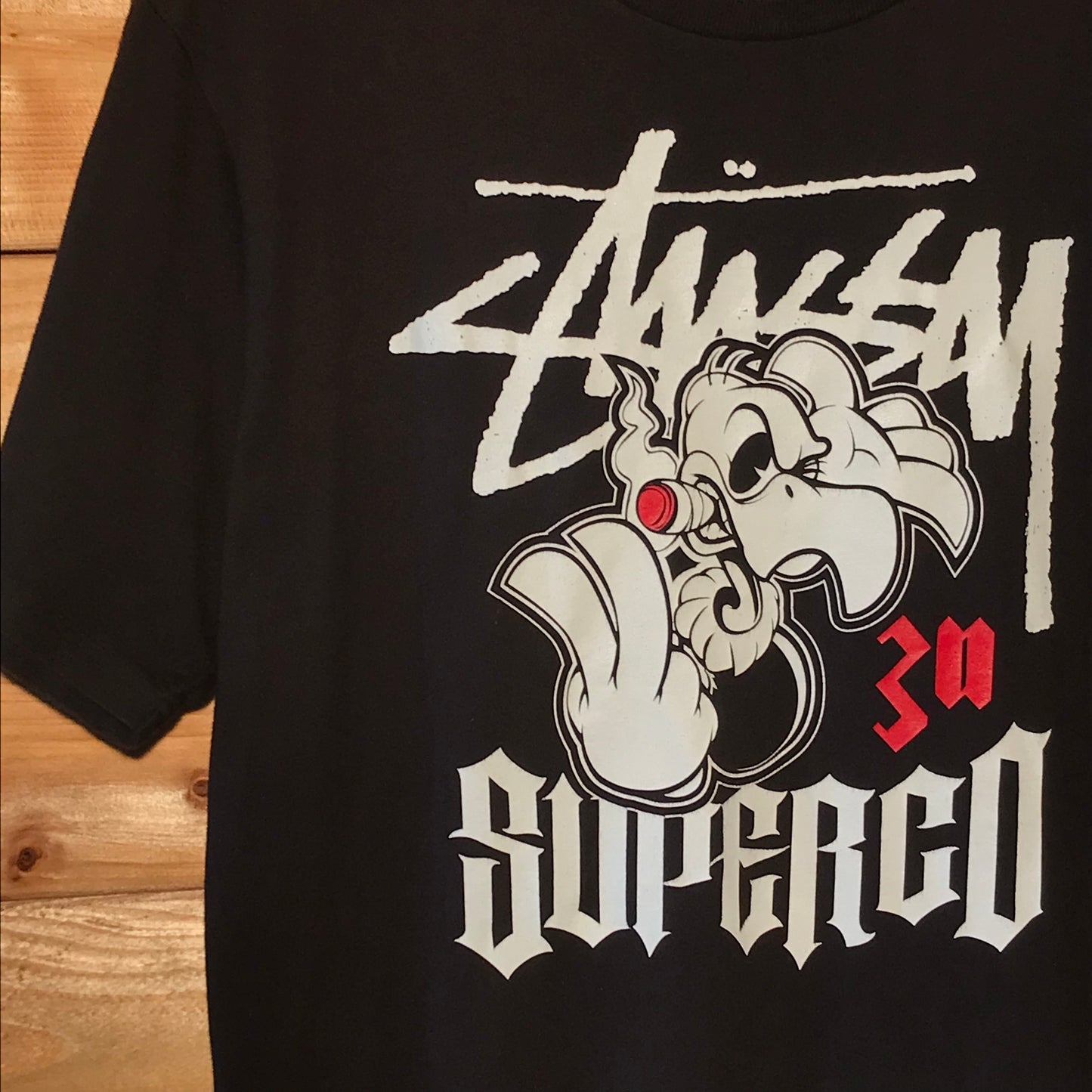 2010 Stüssy x Super Co. Spellout t shirt