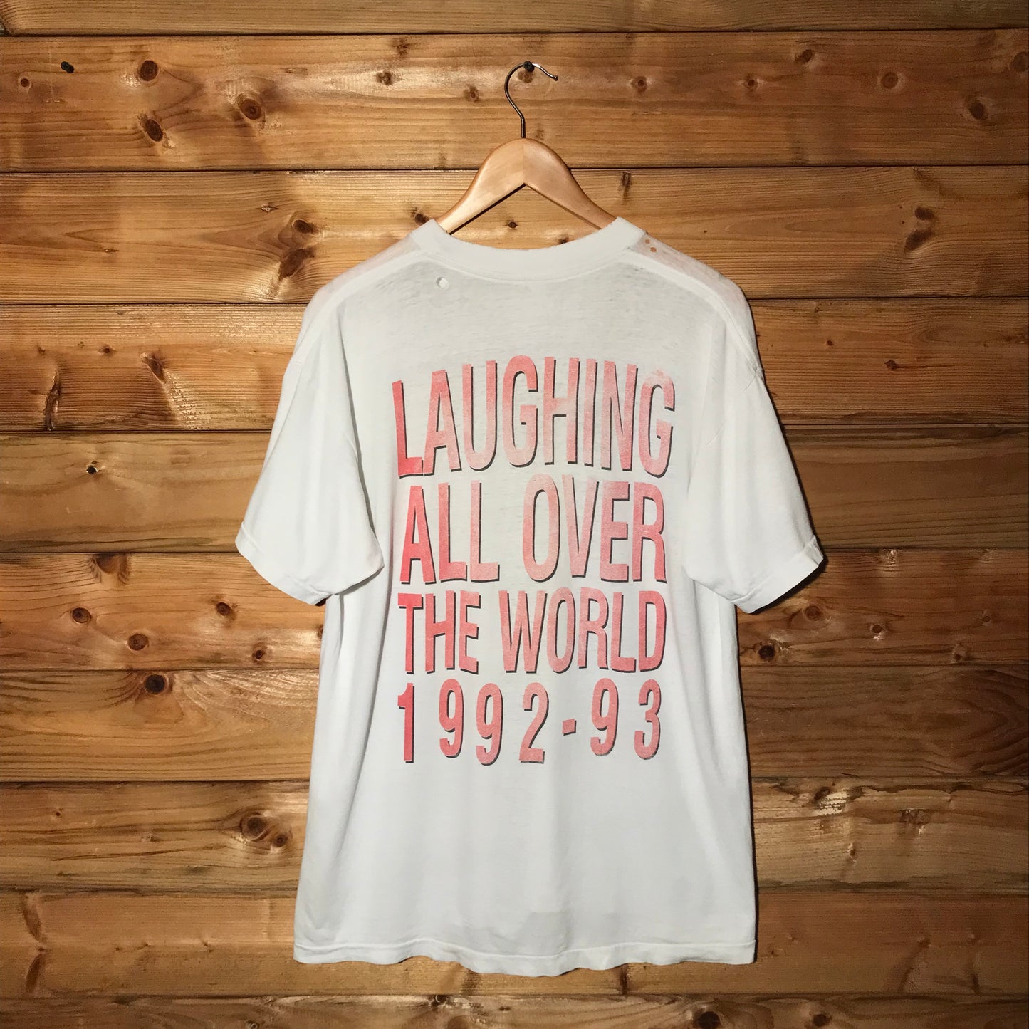 1992 Thunder Laughing All Over The World Tour t shirt