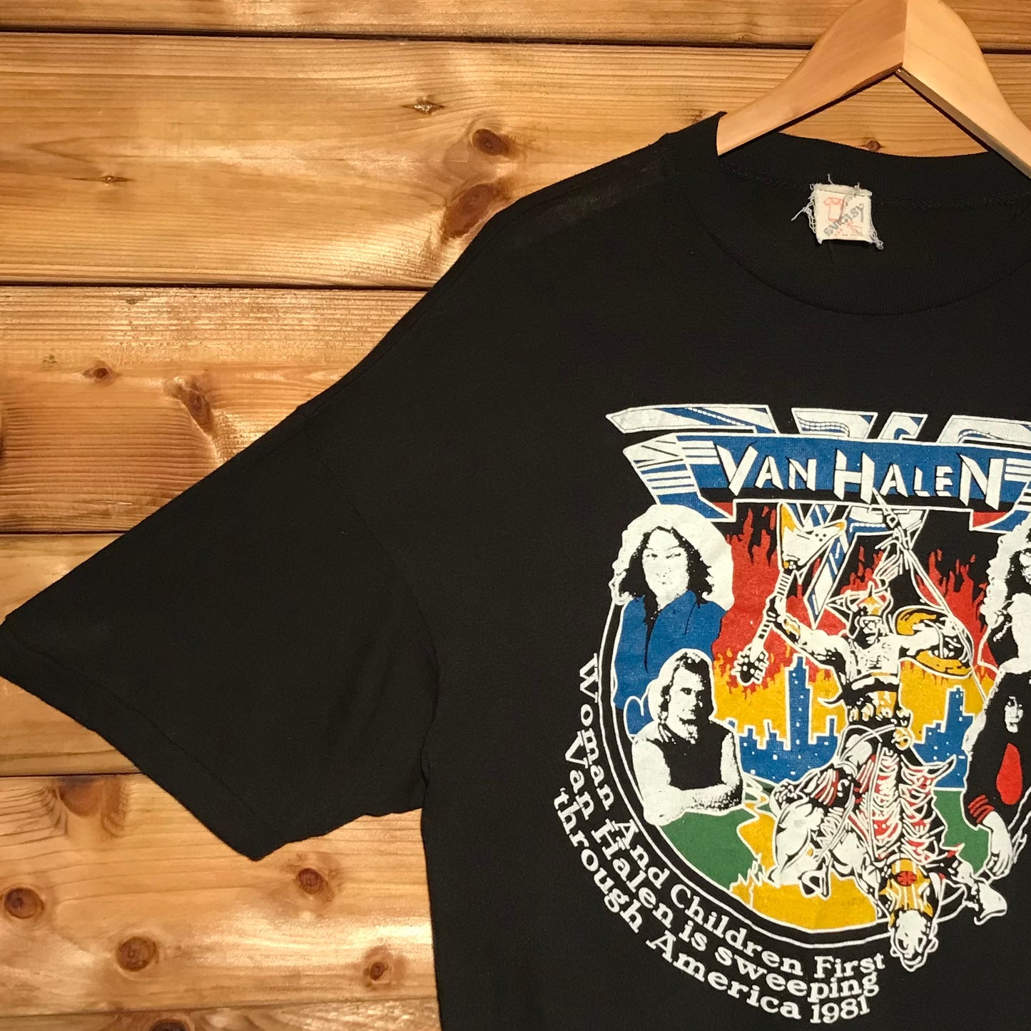 1981 Van Halen Fair Warning Tour t shirt