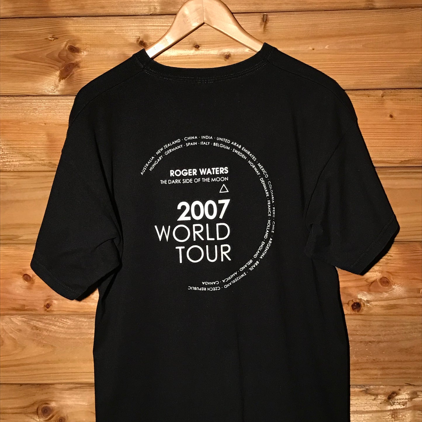 2007 Roger Waters The Dark Side Of The Moon World Tour t shirt