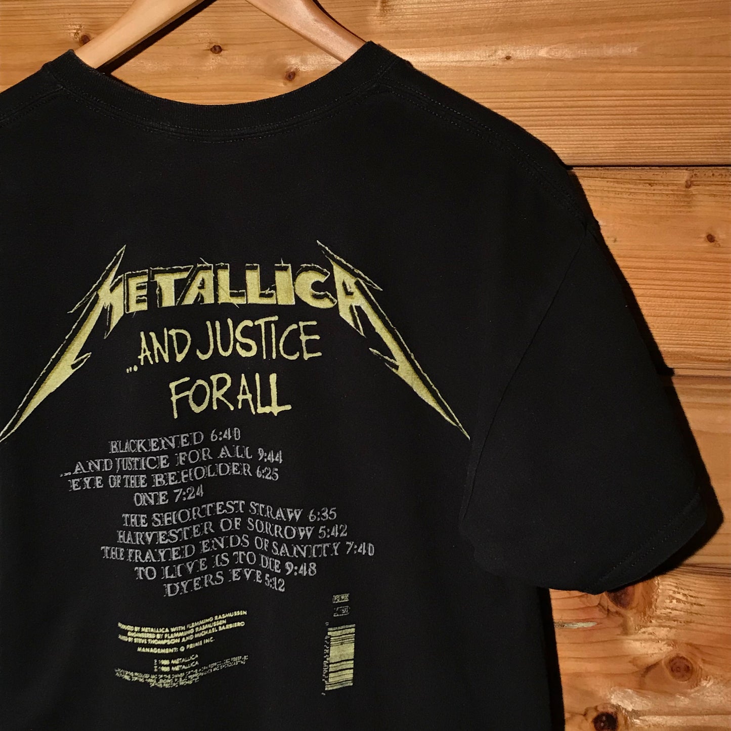 2017 Metallica ...And Justice For All Album t shirt