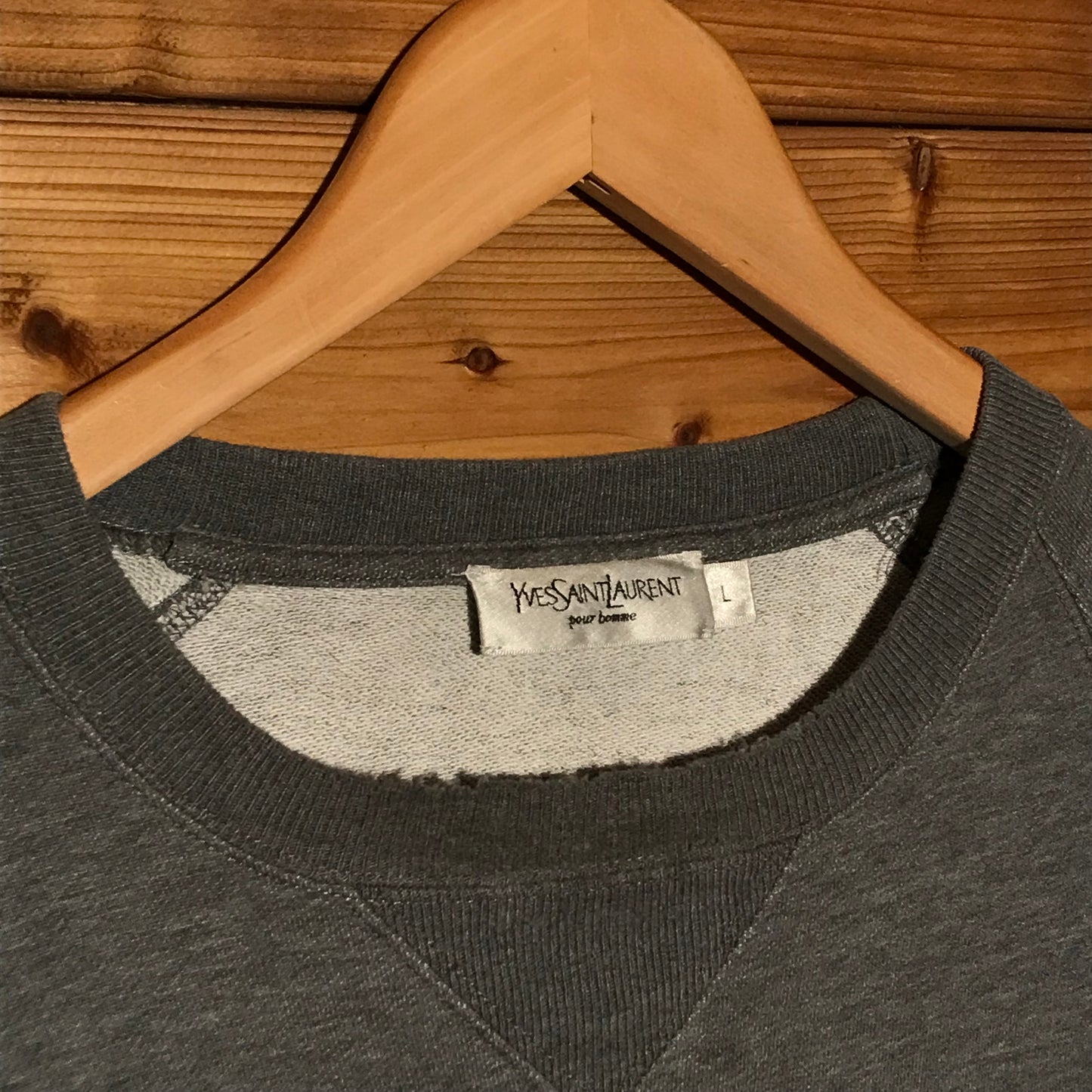 Yves Saint Laurent Tonal Centre Spellout sweatshirt