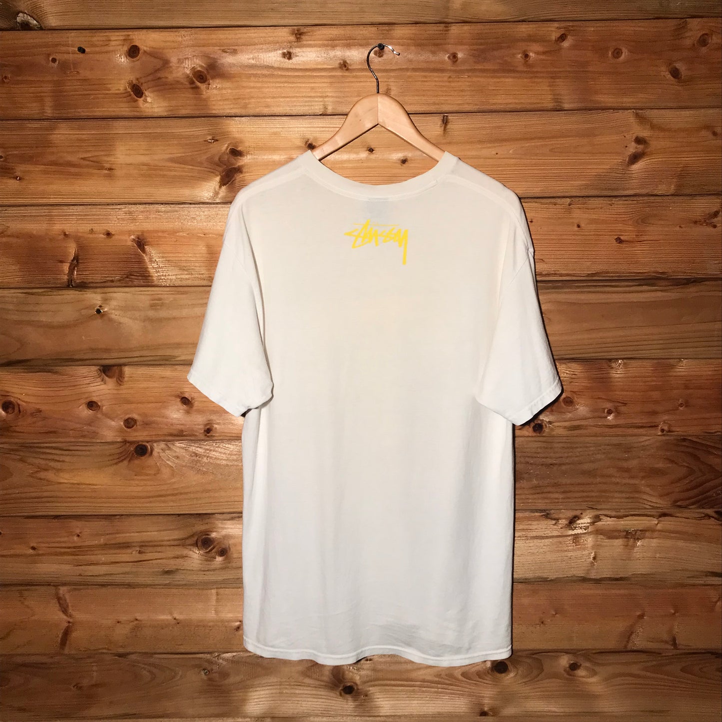 Stüssy Mod Scooter World Tour Script Spellout t shirt