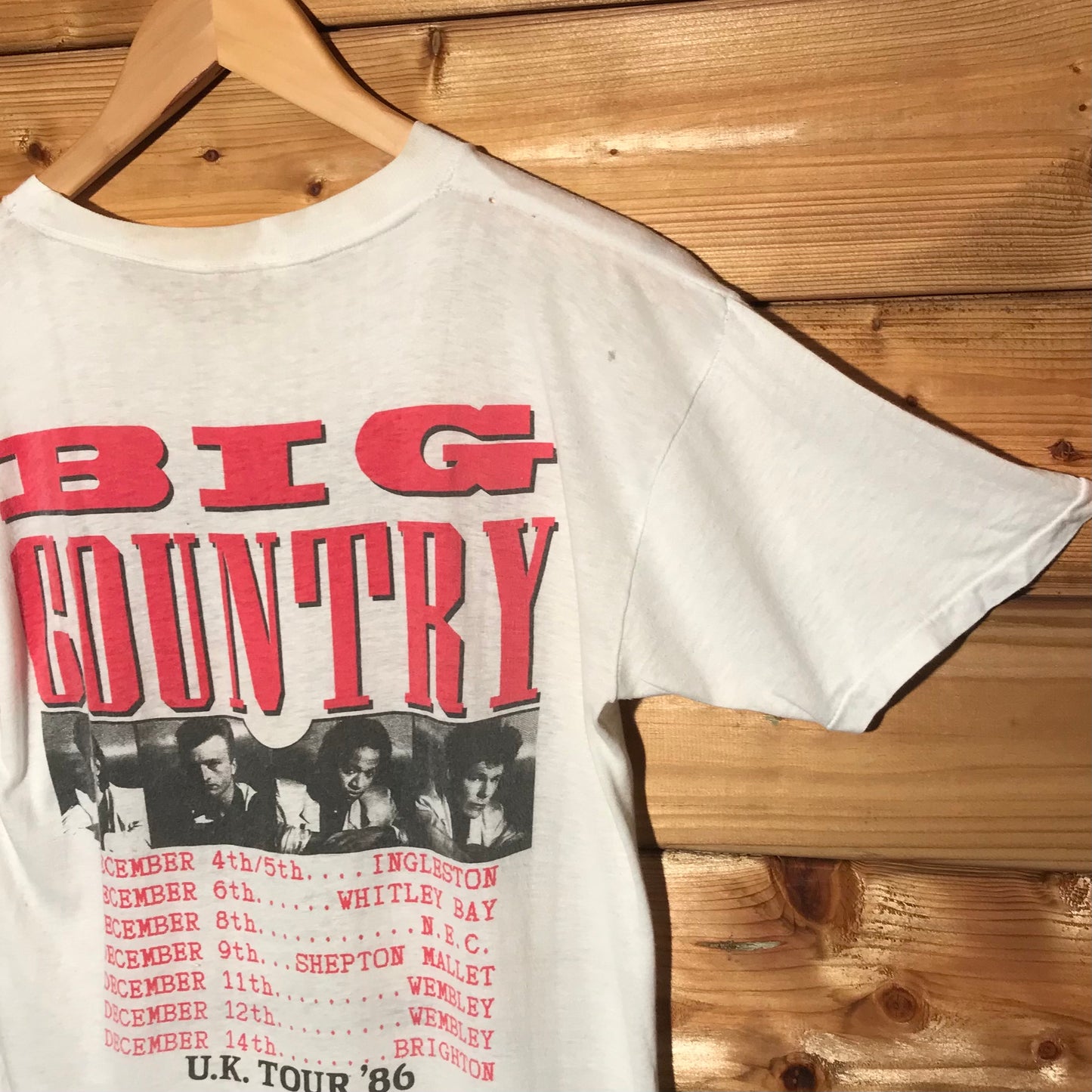 1986 Big Country The Seer UK Tour t shirt