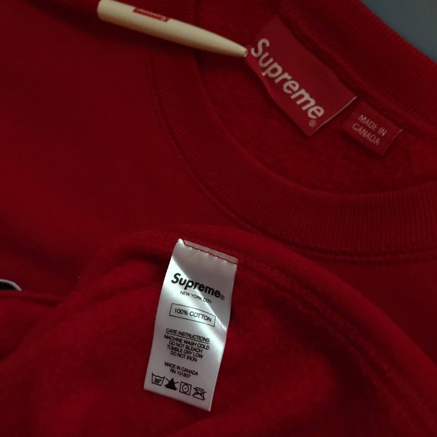 Supreme Brush Script Spellout sweatshirt