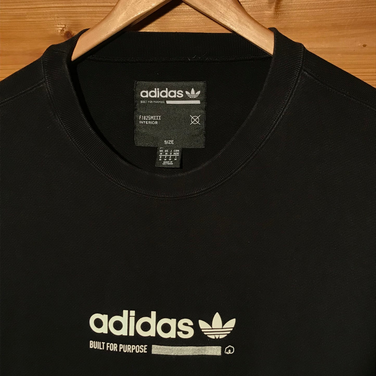 2018 Adidas Built For Purpose Spellout sweatshirt