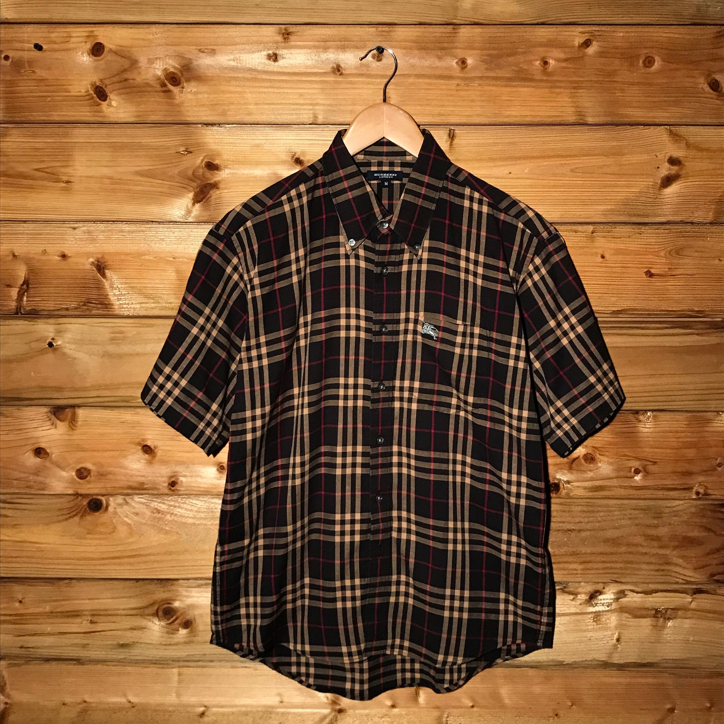 Burberry Nova Check Pattern short sleeve button up shirt