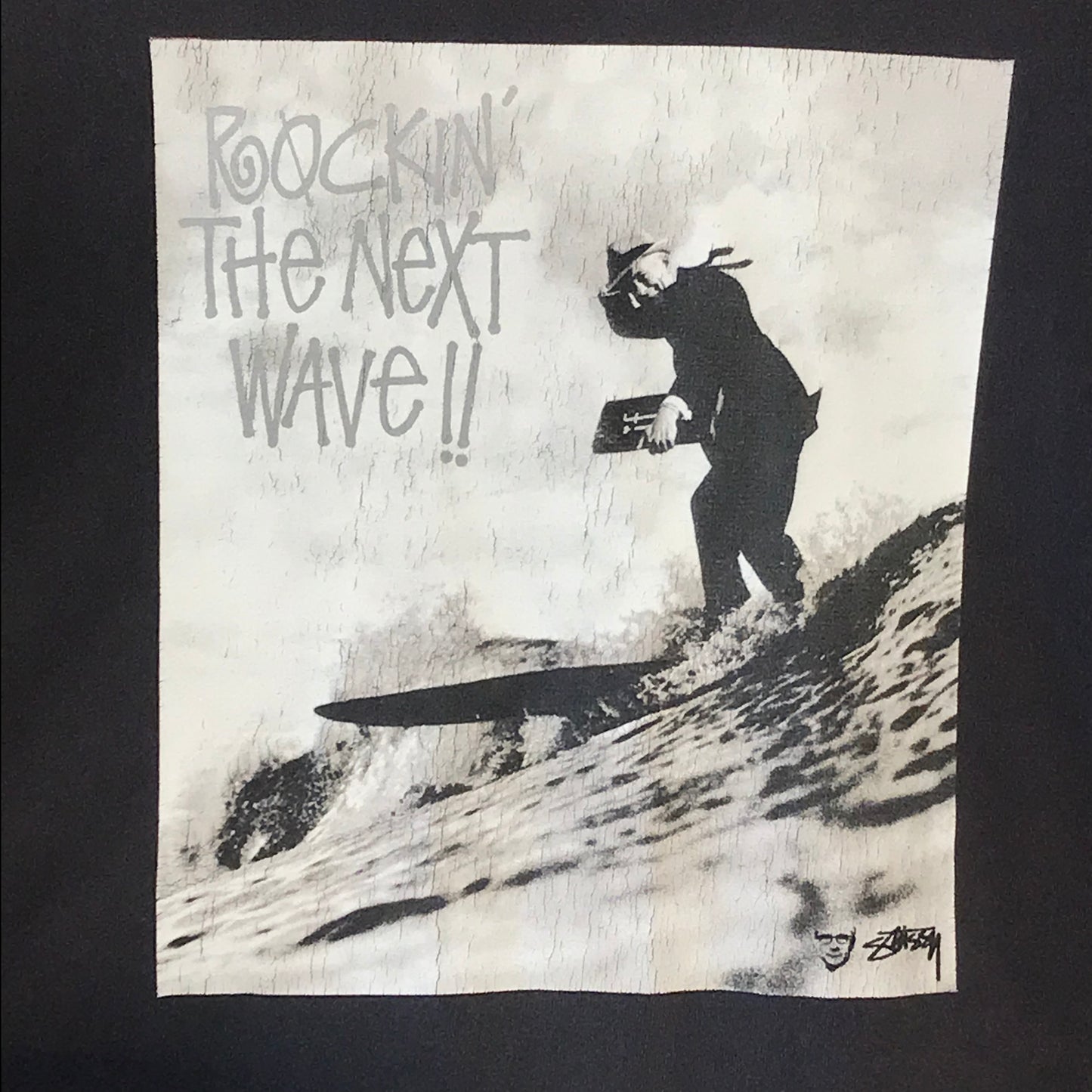 Stüssy x Imaginary Rockin The Next Wave t shirt