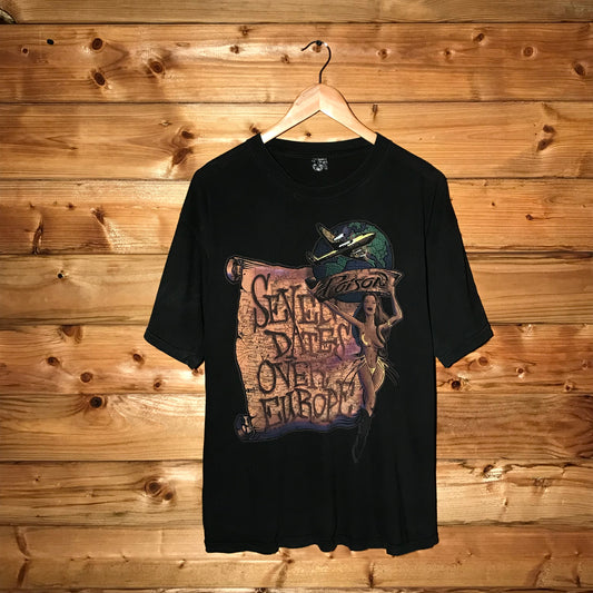 1993 Poison Seven Dates Over Europe Tour t shirt