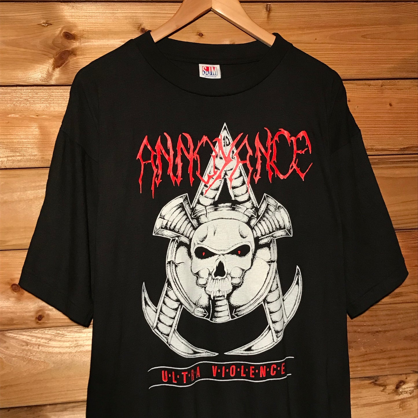 1993 Annoyance Ultra Violence Band t shirt