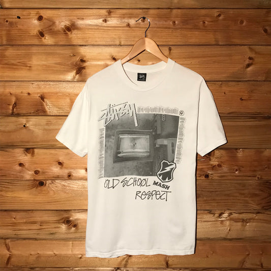 2007 Stüssy x Mash SF Old School Respect t shirt