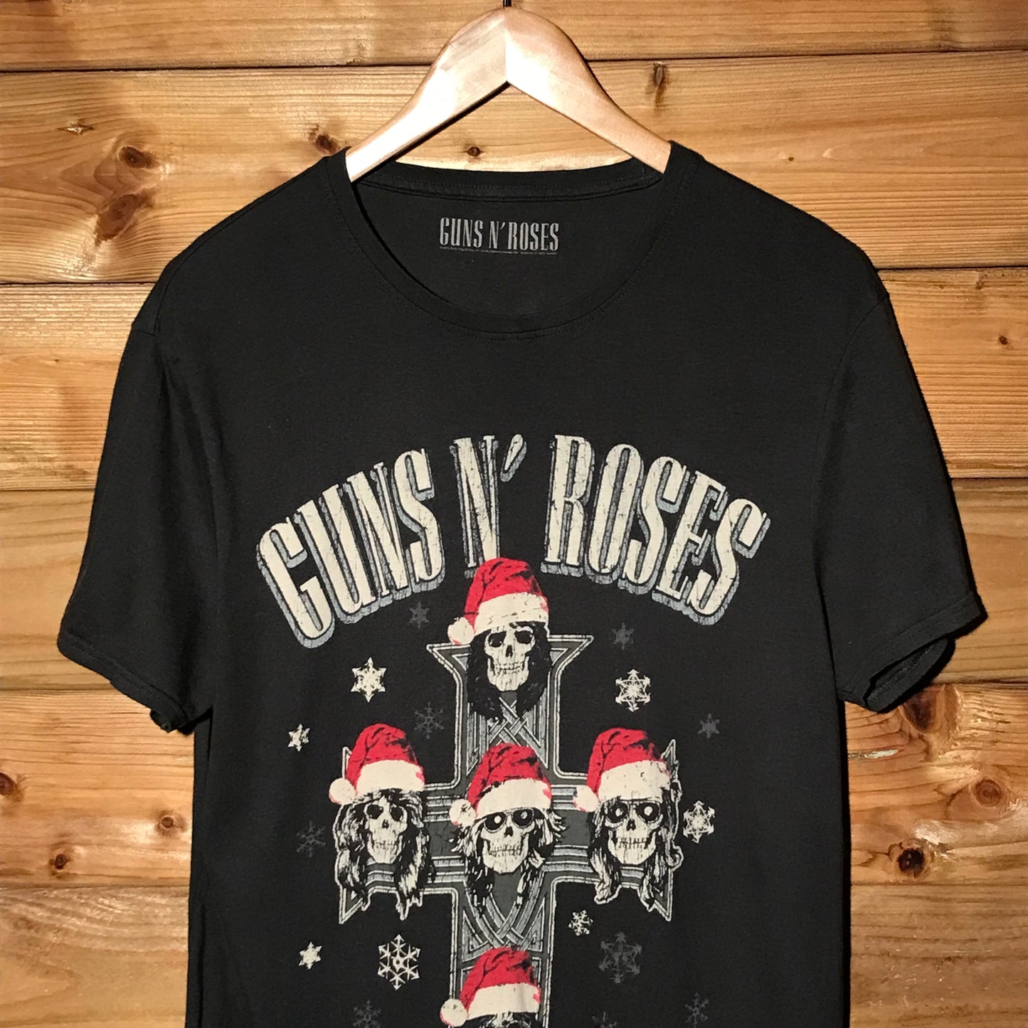 2015 Guns N Roses Christmas Cross t shirt