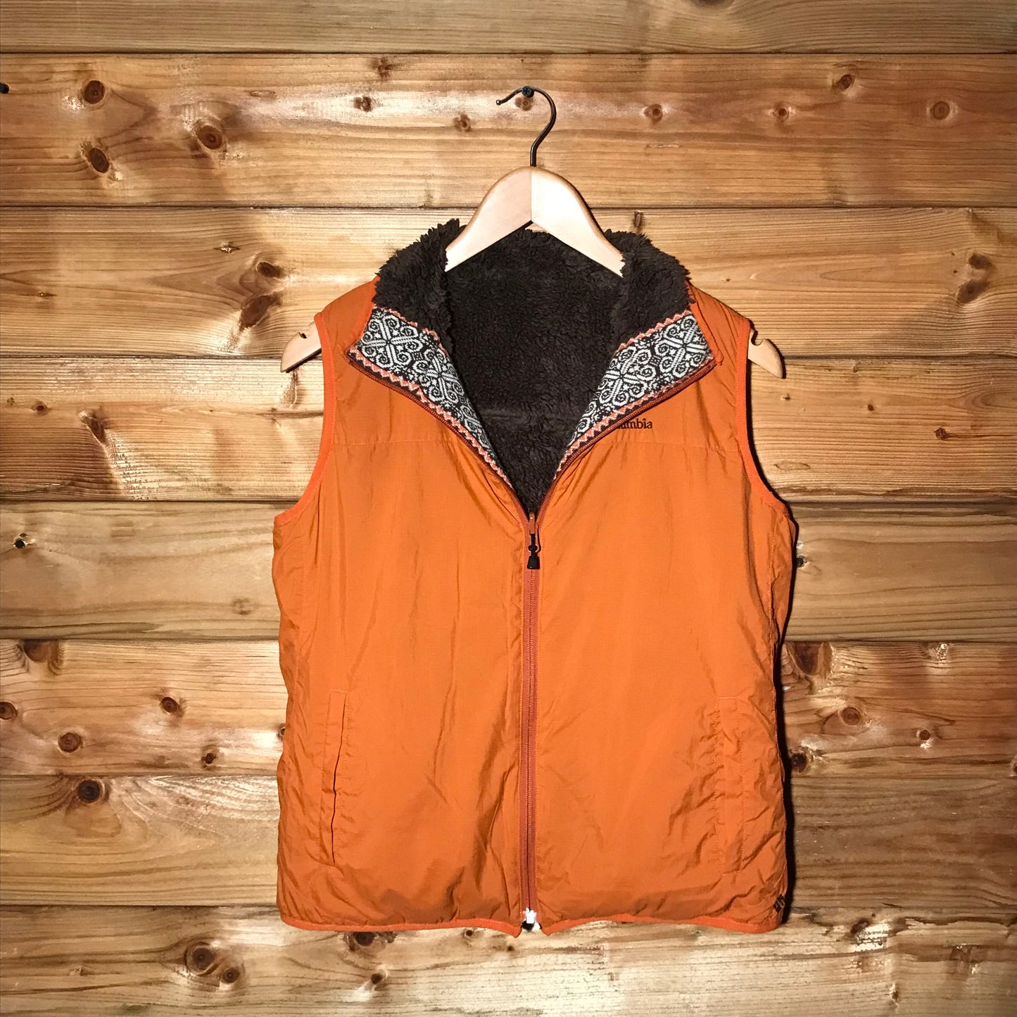 Columbia Omni-Shield Aztec Fleece Reversible gilet jacket