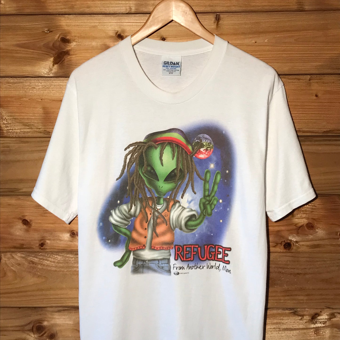 1997 Logotel Alien Refugee From Another World, Mon t shirt