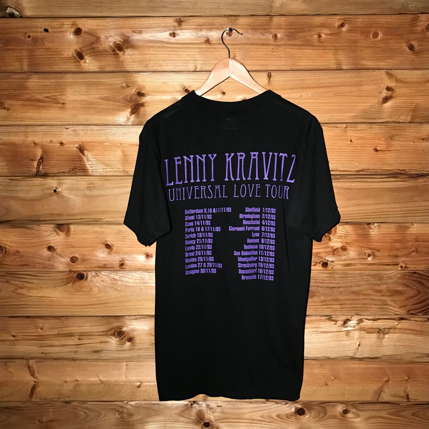 1993 Lenny Kravitz Universal Love Tour t shirt