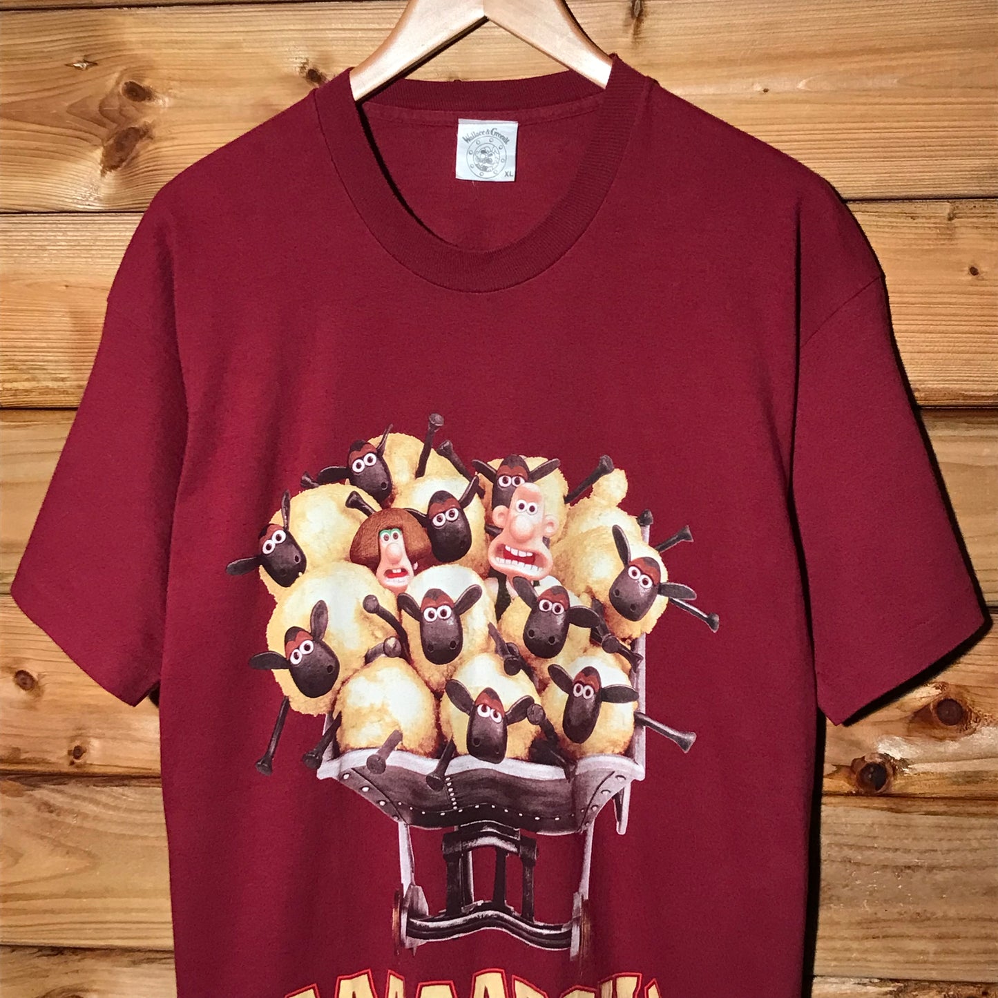 1989 Wallace & Gromit AAAAARGH! t shirt