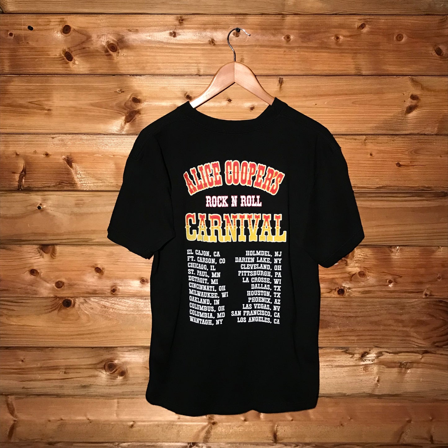 1997 Alice Cooper's Rock N Roll Carnival Tour t shirt