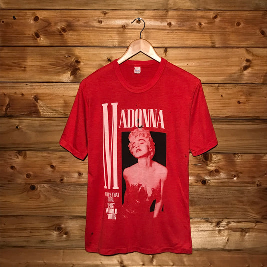 1987 Madonna Who's That Girl World Tour t shirt