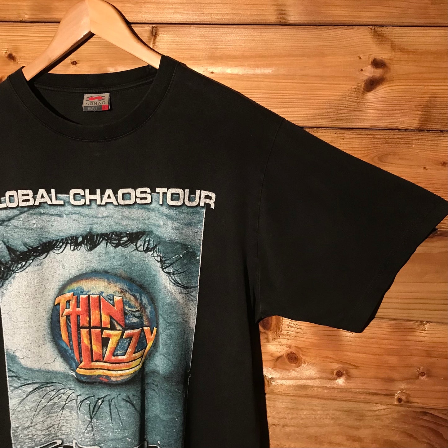 2003 Thin Lizzy Global Chaos World Tour t shirt