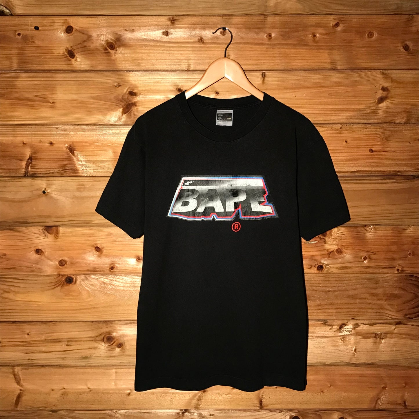 Bape, A Bathing Ape 3D Centre Spellout t shirt